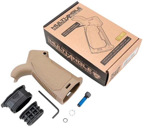 Strike Industries ARMAPGFDE Multi-Angle Pistol Grip Flat Dark Earth Polymer for AR-Platform