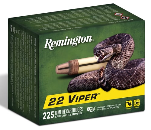 Remington Ammunition 21239 Viper  22 LR 36 gr Truncated Cone Solid 225 Per Box/ 10 Cs