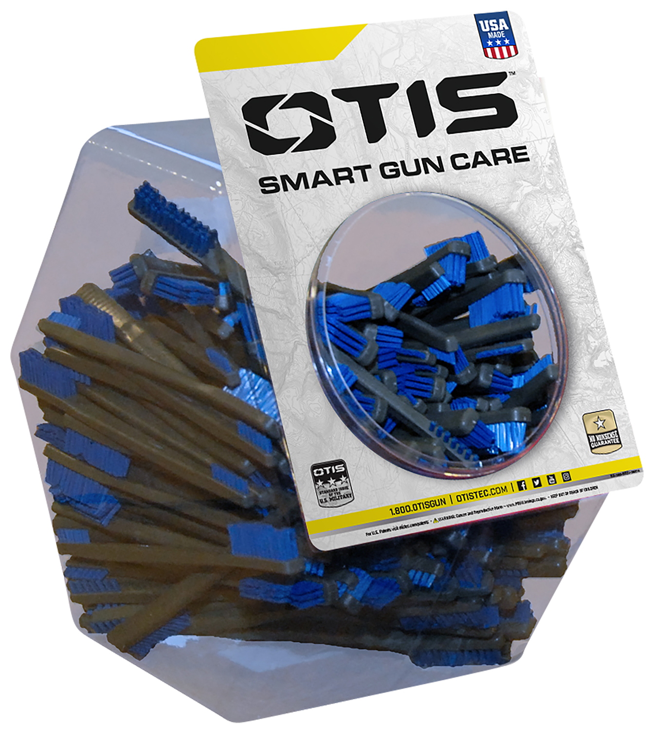 OTIS CANISTR POP NYL BRSH BLUE 150PK