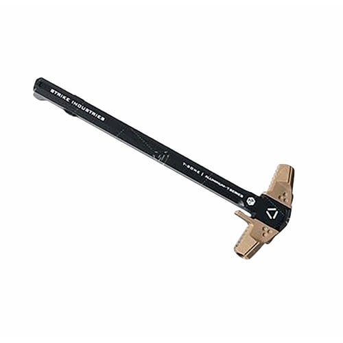 Strike Industries ARTBCH223BKFDE T-Bone Charging Handle .223/5.56x45mm Nato Flat Dark Earth Polymer Handles Aluminum Shaft for AR-15