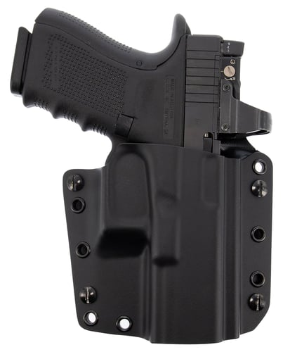 Galco CVS226RB Corvus  IWB/OWB Black Kydex Belt Loop Compatible w/ Glock 19X/19 Gen1-5/23 Gen2-5 Belt 1.75