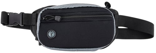 Galco FTPGBS Fastrax PAC Waistpack Size Sub-Compact Black/Gray Neoprene Compatible w/Diamondback DB/S&W M&P Shield Plus/Glock 26 Gen3-5 Belt Up to 50