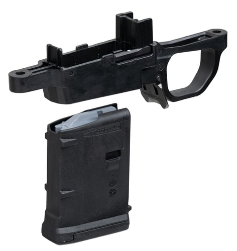 Magpul MAG1208-BLK Bolt Action Magazine Well  Black Polymer for STANAG/AR Magazine fed Short Action Ruger American Stock