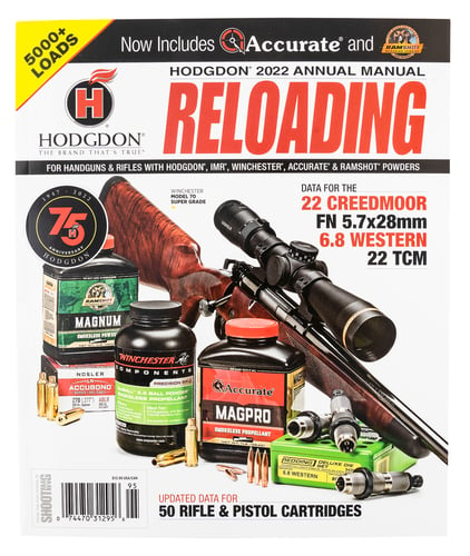 Hodgdon AM22 Reloading Manual  Handgun/Rifle 19th Edition