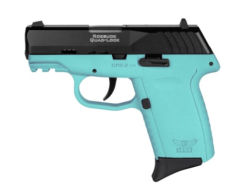 SCCY CPX2-CB PISTOL GEN 3 9MM 10RD BLACK/SCCY BLUE W/O SAFE