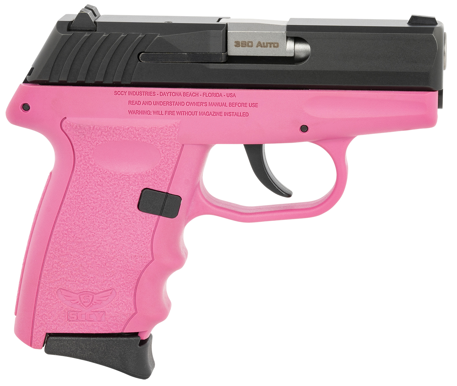 SCCY CPX-3 380ACP PINK BLK NMS 2 10RD