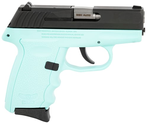 CPX-3 380ACP BLK/BLUE 10+1 | BLUE POLYMER FRAME|NO SAFETY