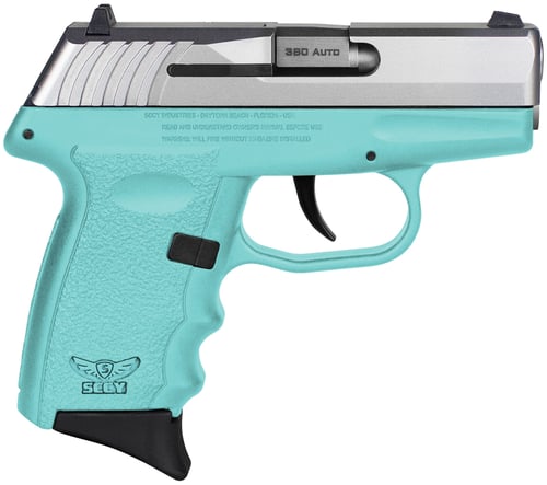 CPX-3 380ACP SS/BLUE 10+1 | BLUE POLYMER FRAME|NO SAFETY