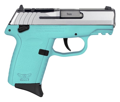 SCCY CPX1-TT PISTOL GEN 3 9MM 10RD SS/SCCY BLUE W/SAFETY RDR