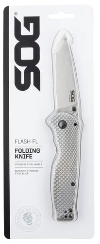 SOG KNIFE FLASH FL STONE WASHD 3.44