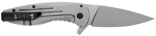 SOG KNIFE AEGIS FLK STONE WASHED 3.38