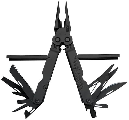 SOG Powerlock Scissors Black Multi-Tool with Nylon Pouch