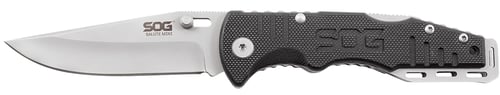SALUTE MINI- BEAD BLAST G10 FOLDING KNFSalute Mini Knife Black - Clip Point - Plain Edge - 3.1