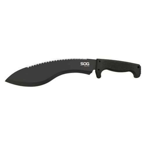 SOG MACHETE SOGFARI KUKRI BLACK W/SHEATH