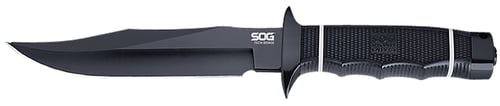 TECH BOWIE BLACK TINI FXD BLADE KNIFETech Bowie Knife Black - Clip Point - Plain Edge - 6.4