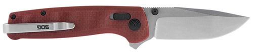 SOG TM1023-BX Terminus XR Folding Knife, G10, Crimson, 2.95