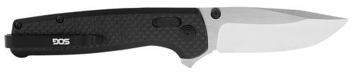 TERMINUS XR S35VN FOLDING KNIFETerminus XR Knife Satin Black - Clip Point - Plain Edge - 2.95