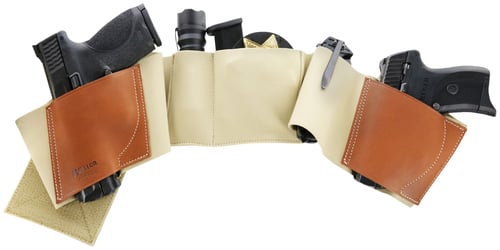 Galco UWERKHSM UnderWraps Elite Khaki Small Leather/Nylon