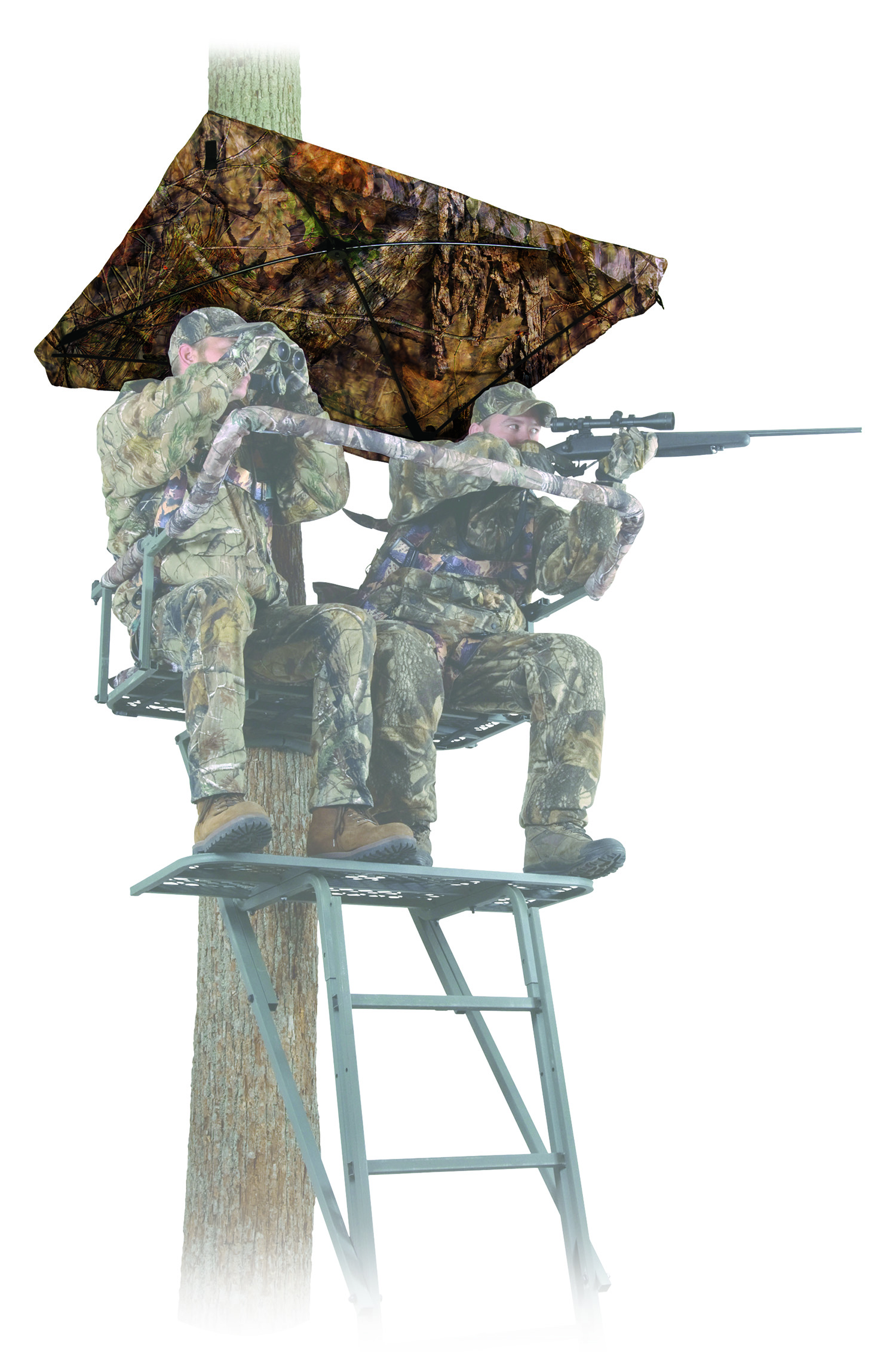 Ameristep HUB Umbrella  <br>  Mossy Oak Break Up Country