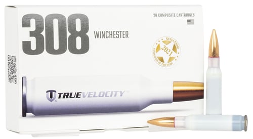 True Velocity Ammo TV308003 Rifle Ammo  308 Win 168 gr Sierra MatchKing 20 Bx/10 Cs