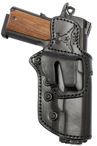 TX 1836 Kydex TXLOCKROWB355 TX Lock Retention System OWB, Black Leather, Compatible w/ Glock 43/48, Walther P22, Fits 3.40