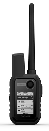 Garmin 0100229050 Alpha 10 Dog Tracker/Trainer 10 Handheld Internal Rechargeable Li-ion Battery Bluetooth/ANT+ GPS Yes