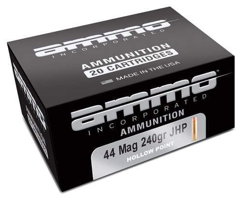 Ammo Inc Signature Handgun Ammunition .44 Mag 240 gr JHP 1589 fps 20/ct