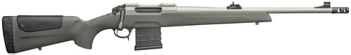 Sabatti SB-ROVAK-65C Rover Alaskan 6.5 Creedmoor Caliber with 7+1 Capacity, Stainless Metal Finish, SoftTouch Gray Adjustable with Removable Cheek Rest Wood Stock Right Hand