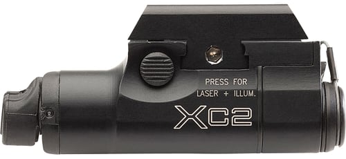 SureFire XC2BRD XC2-B Ultra Compact Black Anodized 300 Lumens White LED/Red Laser