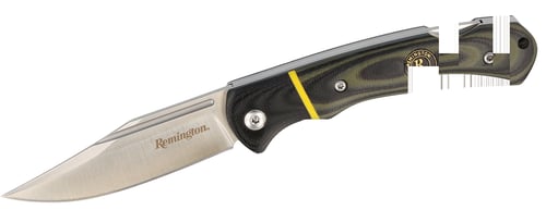 Remington Accessories 15639 Hunter Lock Back Folding Stainless Steel Blade Multi-Color G10 Handle