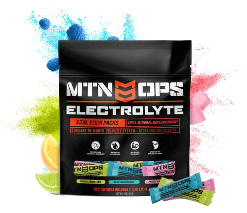 ELECTROLYTES STM STICKElectrolytes Hydration & Recovery STM Stick Packs Replenishes essential minerals- Balanced hydration - Improves recovery - Straight to mouth delivery - Refuels and hydrates when your body needs it most - oaded with the optimal levels of esand hydrates when your body needs it most - oaded with the optimal levels of essential mineralsential mineral