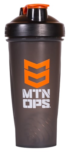 Mtn Ops 8423149128 Crusher Blender Bottle Smoke Black 28 oz