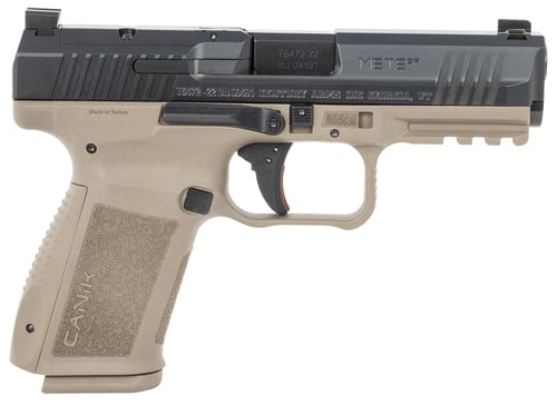 CENT CANIK METE SF 9MM 4.19 BLK/FDE 2 15RD