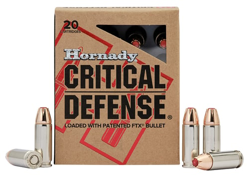 Hornady 90050 Critical Defense  30 Super Carry 100 gr Hornady Flex Tip eXpanding 20 Per Box/ 10 Case