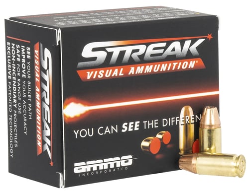 STREAK 9 MM 124 GR JHP 20/BXSTREAK 9 MM 124 GR JHP 20/BX