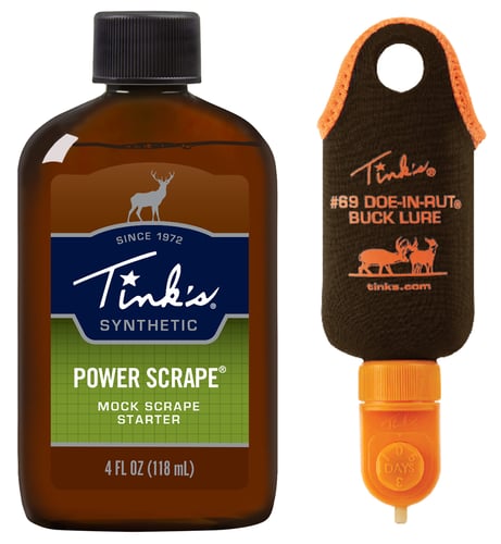 Tinks W5105 Dial-A-Dripper Power Scrape Combo Deer Attractant Mock Scrape Starter Scent 4 oz Dripper