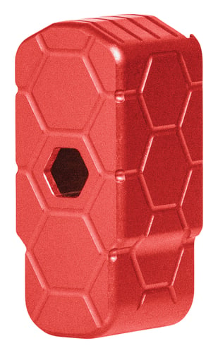 Hexmag HXBP5AR15RED   Red Polymer for AR-15 (Adds 5 rds)