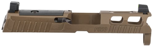 Sig Sauer 8900951 P320  Sig P320 9mm Luger PVD Coyote Brown Stainless Steel Optic Ready Slide XRAY3 Suppressor Sights Compatible With ROMEO1 PRO ROMEO2