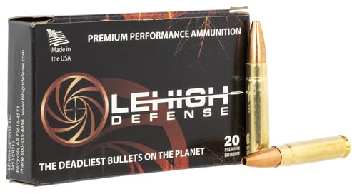 Lehigh Defense LA300HMR125CC Controlled Chaos 300 HAMR 125 gr Lehigh Defense Controlled Chaos 20 Per Box/ 10 Case