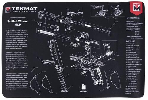 TEKMAT S&W M&P - 11X17INSmith & Wesson M&P Black - 11x17