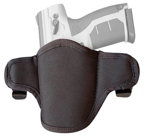 BYRNA NYLON WAISTBAND HOLSTERNylon Waistband Holster Black - Byrna HD, SD - Lightweight, minimalist design -Ambidextrous - Open-Muzzle Bottom - Compatible with the Byrna HD and SD Launchers (with no accessories installed) launcherss (with no accessories installed) launchers