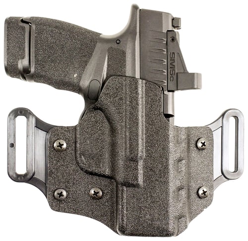 DeSantis Gunhide 195KA8WZ0 Veiled Partner  OWB Black Kydex Belt Slide Fits Springfield Prodigy w/wo Red Dot Fits 4.25-5