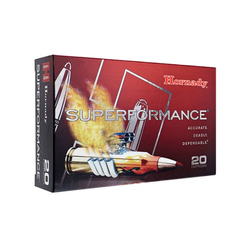 Hornady 81124 Superformance  30-06 Springfield 150 gr Copper Alloy eXpanding 20 Per Box/ 10 Case