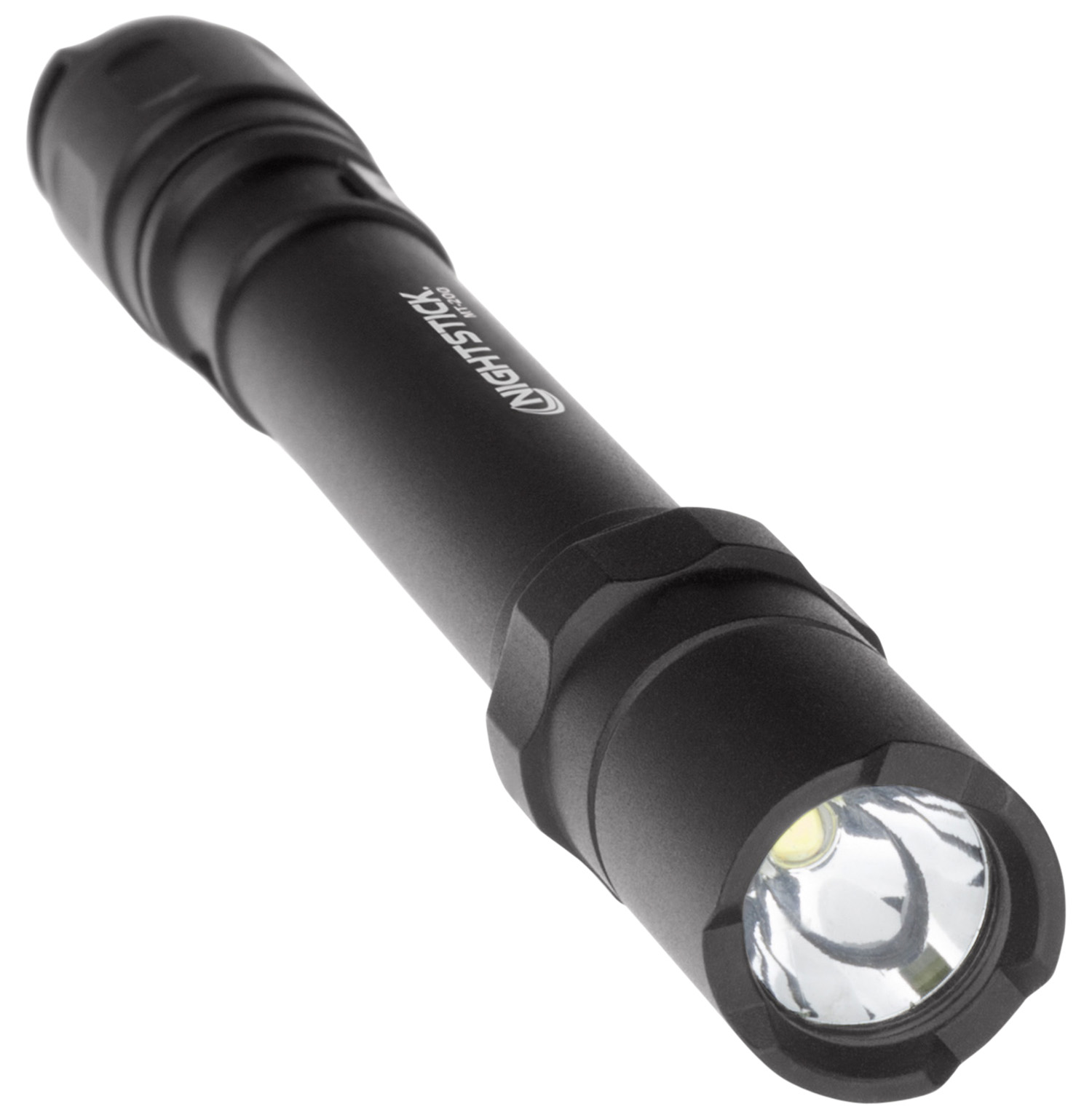 NST ALUMINUM MINI-TAC PRO FLASHLIGHT BLK