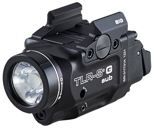 Streamlight 69437 TRL-8 G Sub Gun Light with Green Laser  Black Anodized 500 Lumens White LED Sig Sauer P365/P365XL