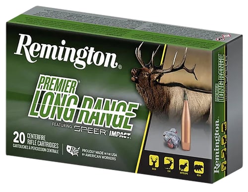 Remington Ammunition R21343 Premier Long Range 7mm Rem Mag 175 gr Speer Impact 20 Per Box/ 10 Case