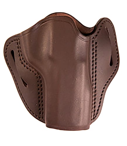 Uncle Mikes-leather(1791) UMOWB4BRWR Outside The Waistband Holster OWB Size 04 Brown Leather Belt Slide Fits Sig P320 Right Hand