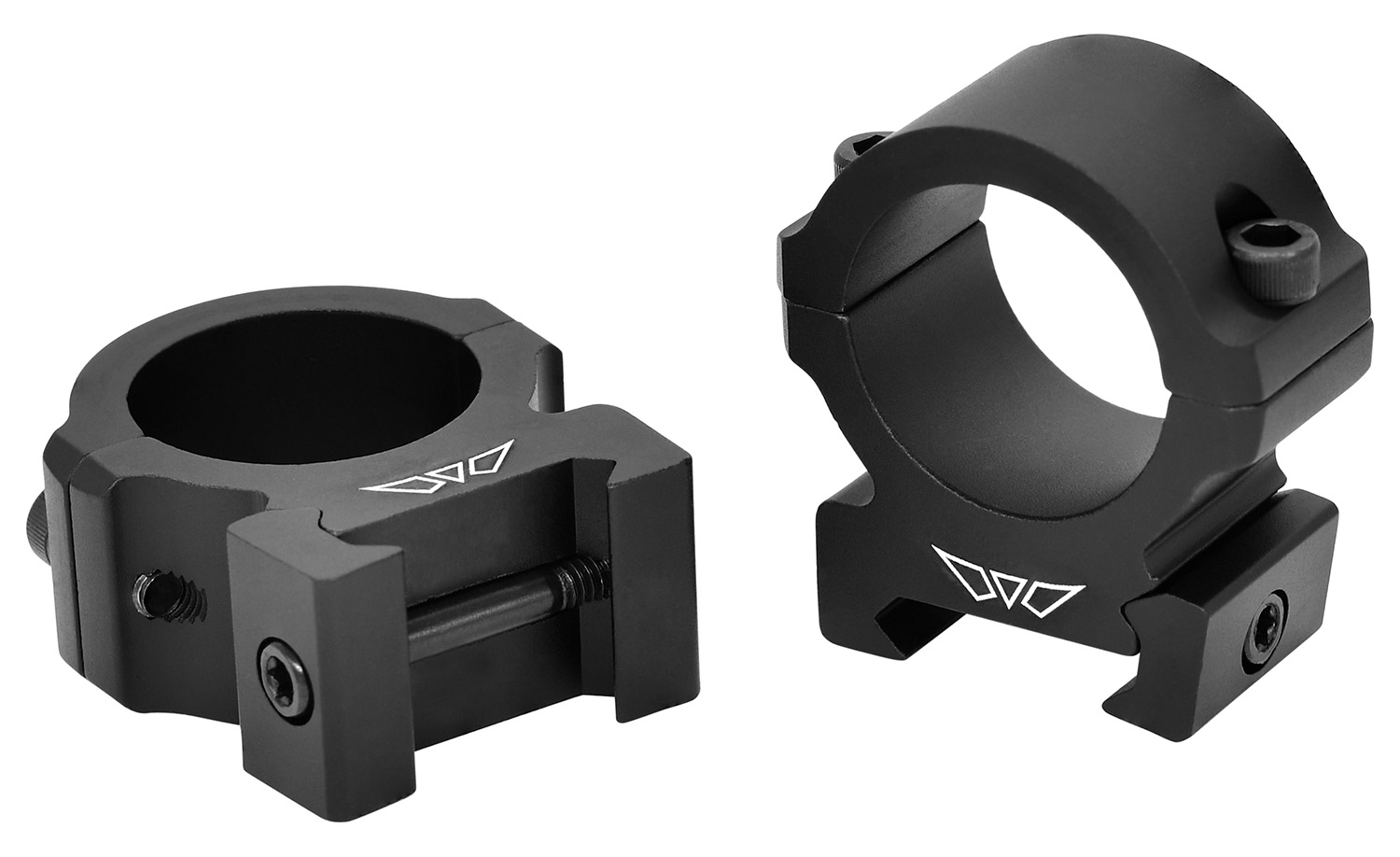 Warne V601M Horizontal Rings Vapor Matte Black 1