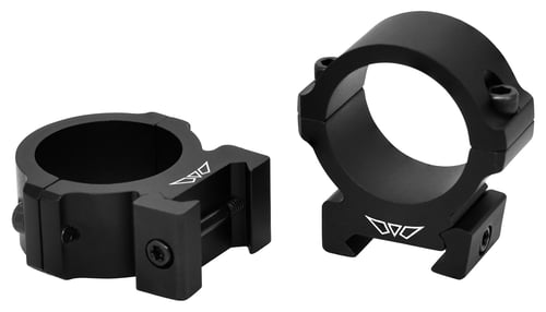 WARNE VAPOR HORIZ 30MM RINGS MED