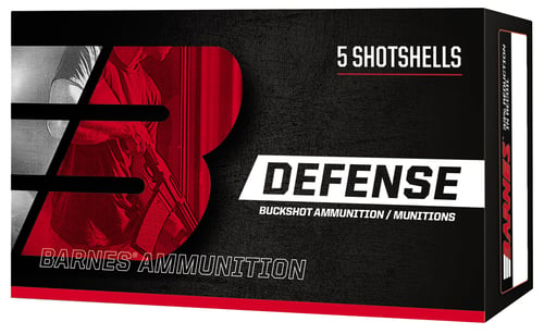 Barnes Defense Buckshot Shotshells 12ga 2-3/4